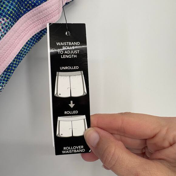 NWT Zelos Women’s Pink & Blue Athletic Shorts Size 3X Working Out Running - Picture 2 of 10